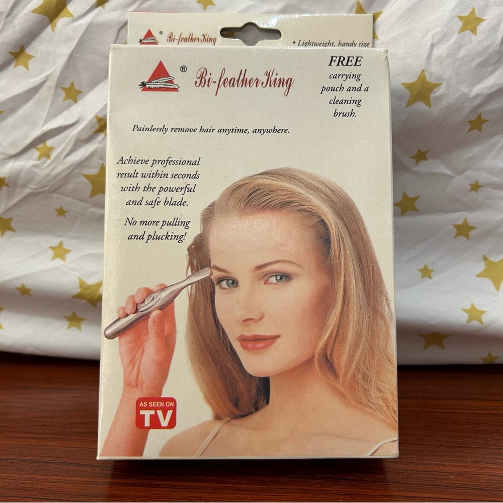 NEW Bi Feather King Hair Trimmer for Women Eyebrows Lips Face Underarms Bikini